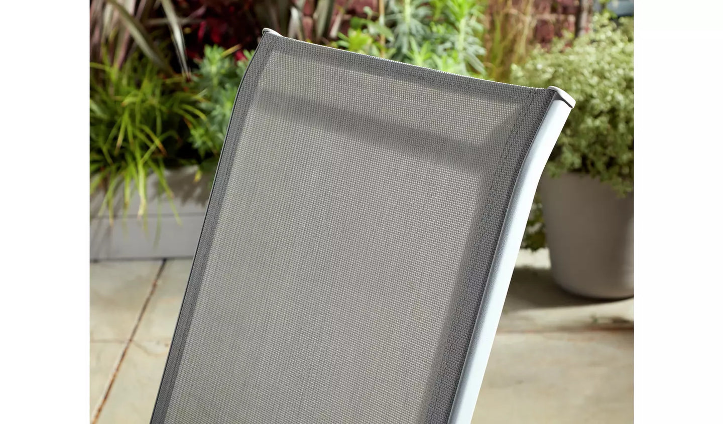 Sicily 4 Seater Metal Patio Set - Grey